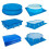 Rectangular Pool Ground Cloth PE Liner Pad 8-16ft 1
