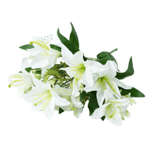 Bouquet di gigli e mughetti artificiali 2