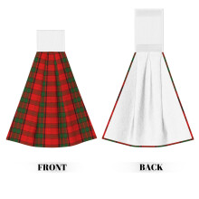 Maxwell Tartan ručníky na ruce Coral Velvet se suchým zipem