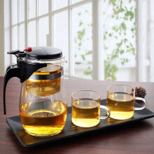 Théière en verre résistant à la chaleur Shaperme avec infuseur
