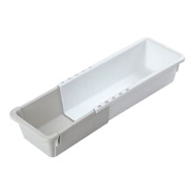Organizador de cajones expandible para cosméticos, joyas y cubiertos.