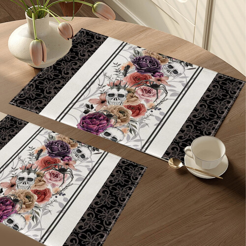 Halloween-PVC-Tischsets, 4 Stück