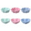 6-delte hvedestrå-dyppeskåle Hjerte & Blomst 1