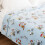 Peanuts Snoopy plyschfilt sammet loftblå twin60x90in 4