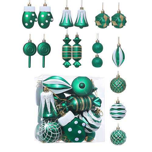 Christmas Balls Gold 16 pcs Tree Decorations 1