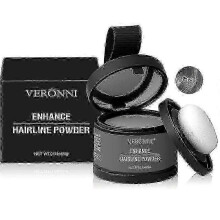 (Gray) Veronni Hairline Sculpting Shadow Powder, Perfect For Hiding High Foreheads, Sculpting Sideburns, Hairline Contouring,zx