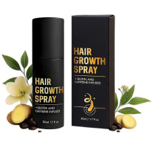 HaloGrow Hair Growth Spray with Biotin & Caffeine - Fast-Acting Treatment for Th