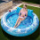 (white, 190*165cm) Inflatable Water Float Leaf Pool Lounge Party Floating Chair Water Bed 5