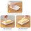 Butter Dish with Lid for Countertop Plastic Cheese-White 5