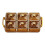 6-Compartment Snack Storage Tray with Stand 3
