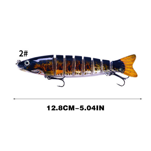 Isca artificial Holloyiver realista para pesca de robalo, truta e peixe-lua1 1