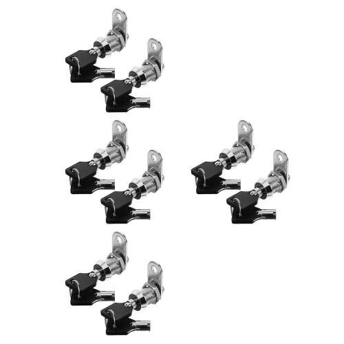 File Cabinet Lock Replacement Kit Toolbox Cam Lock 4Sets for Mailbox Use 2