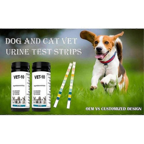 \u200b100 Pack Pet Urine Testing Strips for Dogs Cats Veterinary Use Multi-Parameter Urinalysis\u200b