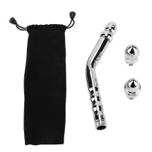 Douche anale incurvée, nettoyant vaginal, lavage, lavement, bidet, robinet avec 2 pommes de douche