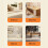 Starter Aquarium voor schildpaddentanks met-creme wit groot 2