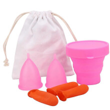 Silicone Menstrual Cup Feminine Lady Women Hygiene Menstrual Silicone Cup