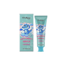 (2pcs) Kids Fluoride-Free Toothpaste,Anti-Cavity Bubblegum Berry Flavor - Gentle Remineralizing Formula for Children's Teeth