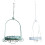 Decorative Iron Hanging Basket Bird Feeders Romantics-Green 2