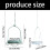 Decorative Iron Hanging Basket Bird Feeders Romantics-Green 4