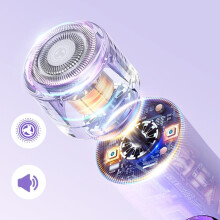(Purple, English packaging) Electric Hair Trimmer  Men Women Unisex Painless Razor Safe Underarm Hair Removal Portable Hair Groomer