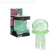 (green) Stress-relief toy, sensory squeeze toy, jellyfish soft rubber toy