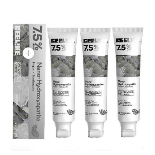 1-5X CEELIKE Hydroxyapatite ToothpasteEnamel Strengthening&Sensitivity.Whitening