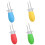 Multipurpose Corn Grilling Forks BBQ Prongs Skewers Corn-Blue 2