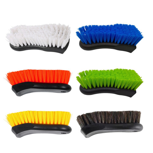 Ergonomic Handle Design Car Interior Detailing Brush Make-Blue 1