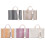 Comfortabele canvas tas schoudertas met magnetische sluiting-Wit 2