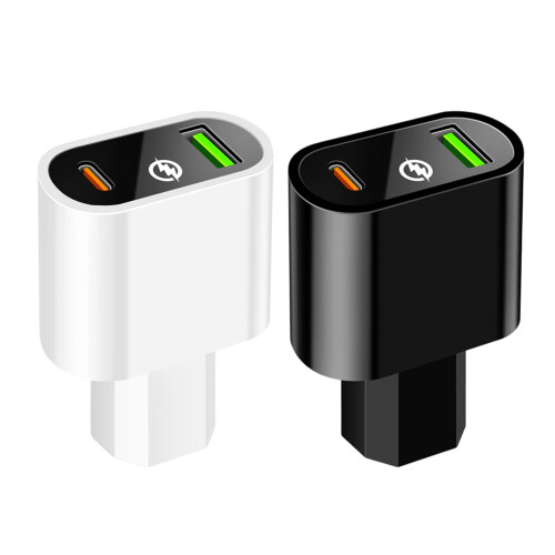 Chargeur rapide 66W pour vélo électrique avec port USB type-Noir 1
