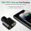 Chargeur rapide 66W pour vélo électrique avec port USB type-Noir 3