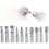 10Pcs Ceramic Nail Drill Bits Set Remove Acrylic Gel Cuticle Nail File Bit Tools 2