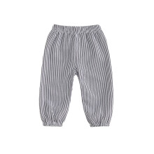 (18-24 Months, Black) Toddler Baby Boy Striped Pants Elastic Waist Trousers Casual Bottoms for Summer Spring Fall