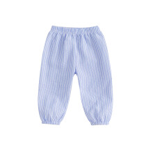 (18-24 Months, Blue) Toddler Baby Boy Striped Pants Elastic Waist Trousers Casual Bottoms for Summer Spring Fall