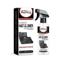 Multi-Functional Automotive Rubber Mat Protectant & Cleaner - 120ml Foam Degreaser for Easy, Effective Protection, Restores Shine & Extends Durability