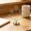 Modern Tabletop Photo Display Tree Round Base 5 Branch-Silver 6