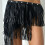 Multi Purpose Hip Scarf Tassels Trim Belt PU Material Universal 2