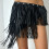 Multi Purpose Hip Scarf Tassels Trim Belt PU Material Universal 6