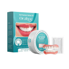 Oralhoe Dental Prosthesis Modification Set, Dental Prosthesis Cover, Comfortable And Beautiful Dental Prosthesis Cover for Modifying Teeth And Gaps