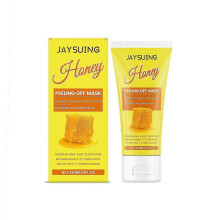 Honey Peel-Off Mask for Brightening, Deep Cleansing & Moisturizing | Exfoliates Dead Skin, Shrinks Pores, Rejuvenates & Soothes All Skin Types