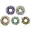 Realistic Artificial Floral Wreath 40X40Cm Spring-Styles  5 2