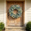 Realistic Artificial Floral Wreath 40X40Cm Spring-Styles  5 6
