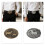 Stylish Oval Belt Buckle Belt Clasp 3d Embossed-ancient silver 3