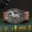 Stylish Oval Belt Buckle Belt Clasp 3d Embossed-ancient silver 5