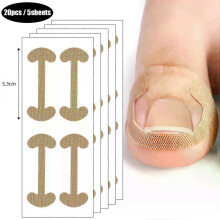 (A) 20/40/60pcs Waterproof Nail Correction Stickers Ingrown Toenail Corrector Patches Treatment Recover Corrector Pedicure Care Tool
