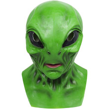 Halloweenská maska mimozemšťana realistická strašidelná kostýmní maska
