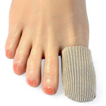 Gel Toe Caps,4 Pcs/pack for Big Toes, Toe Covers,toe Protectors (brown)