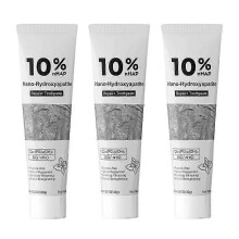 10%nHAP Nano Hydroxyapatite Toothpaste Fluoride-Free Enamel Repair Whitening Toothpaste, Cool Mint Fresh Breath 1-3pcs