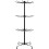Metal hat cap tree stand freestanding black 1