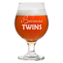 Verre tulipe à pied pour bière belge, 47 cl